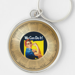 2026年カレンダーキーチェーン We Can Do It キーホルダー