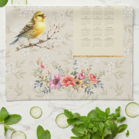 2026年カレンダータオル主の祈りの言葉 キッチンタオル (折り畳み)