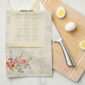 2026年カレンダータオル主の祈りの言葉 キッチンタオル (四つ折り)