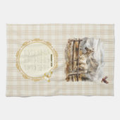 2026年カレンダータオル 馬 キッチンタオル (横)