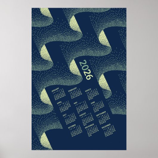 2026年カレンダーポスター オーロラボレアリス ポスター (正面)