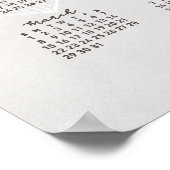 2026年カレンダーポスター　ボタニカルブルーベル ポスター (角)