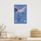 2026年カレンダーポスター 蝴蝶 ポスター (キッチン)