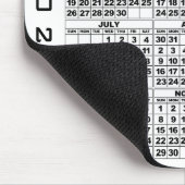 2026年カレンダーマウスパッド ホワイト マウスパッド (コーナー)