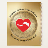 2026年カレンダーロマンチックなカップルのアポイントメント本 プランナー手帳 (裏面)