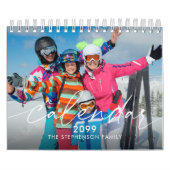 2026年カレンダー付きシンプルな4枚/月の写真 カレンダー (カバー)