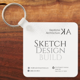 2026年カレンダー付きミニマル建築ジャーナル キーホルダー