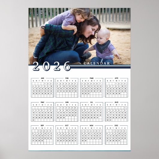 2026年カレンダー写真を追加 ポスター (正面)