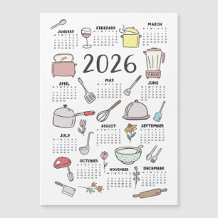 2026年カレンダー台所用品