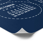 2026年カレンダー月フェイズさしこ ポスター (角)