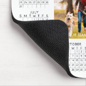 2026年カレンダー1枚の写真パーソナライズされたのカスタム色 マウスパッド (コーナー)