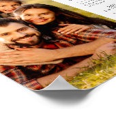 2026年カレンダー1枚フォトポスタパーソナライズされたー ポスター (角)