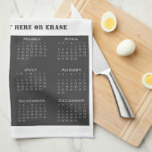 2026年カレンダー5フォトコラージキッチンタオル キッチンタオル (四つ折り)