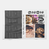 2026年カレンダー5フォトコラージキッチンタオル キッチンタオル (横)