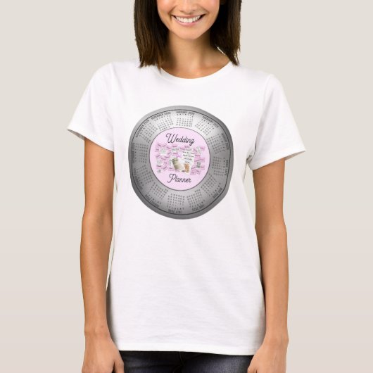 2026年カレンダー ウェディングプランナーTシャツ Tシャツ (正面)