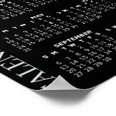 2026年カレンダー、シマウマ、アフリカサファリ、アフリカ ポスター (角)