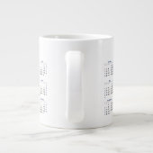 2026年カレンダー ジャンボコーヒーマグカップ (裏面)