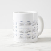 2026年カレンダー ジャンボコーヒーマグカップ (正面右)