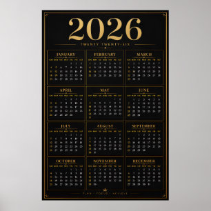2026年カレンダー ポスター