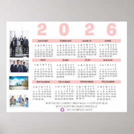 2026年カレンダー マルチフォト クリスマス 企業ギフト ポスター