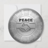 2026年カレンダー　平和 シーズンカード (裏面)