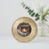 2026年カレンダー　新年のお祝いホリデーカード シーズンカード (スタンド正面)