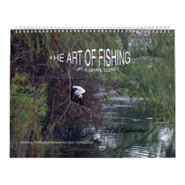 2026年カレンダー:A.Grate EgretによるThe Art of Fishing カレンダー