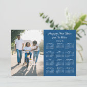 2026年カレンモダンダーブルー2写真新年おめでとう シーズンカード (スタンド正面)