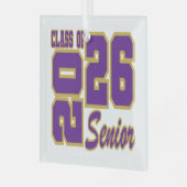 2026年ガラスオーナメントのクリスマスオーナメントクラス ガラスオーナメント (正面左)