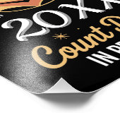 2026年クラスのカウントダウン進行中パーソナライズされた フォトプリント            (角)