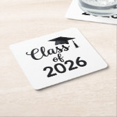 2026年クラス スクエアペーパーコースター (アングル)