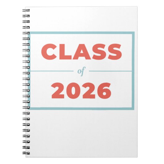 2026年クラス ノートブック (正面)