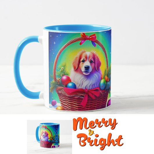 2026年クリスマスの愛らしい忠実な犬のカスタムグッズ マグカップ