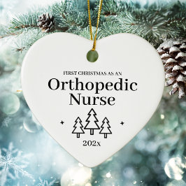 2026年クリスマスオーナメント 整形外科看護師 セラミックオーナメント