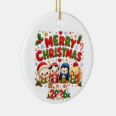 2026年クリスマス 陶器 オーナメント (右)