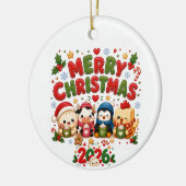 2026年クリスマス 陶器 オーナメント (左)