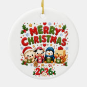 2026年クリスマス 陶器 オーナメント (裏面)