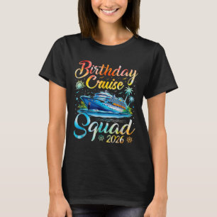 2026年クルーズ誕生日クルーズ同窓会 バースデーパーティー V Tシャツ