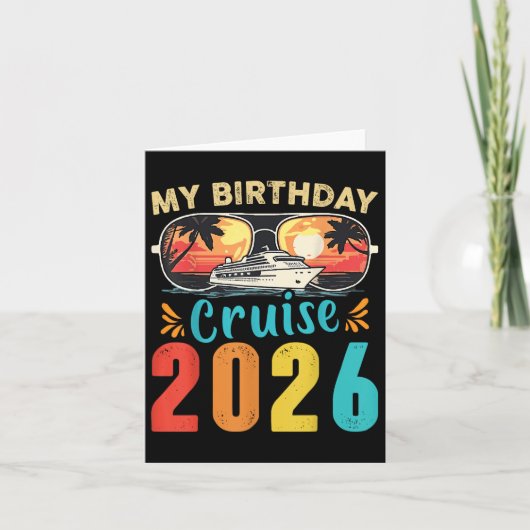 2026年クルーズ誕生日 マッチングクルーズバースデーV カード (正面)