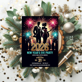 2026年グラマラス大晦日パーティー花火 招待状