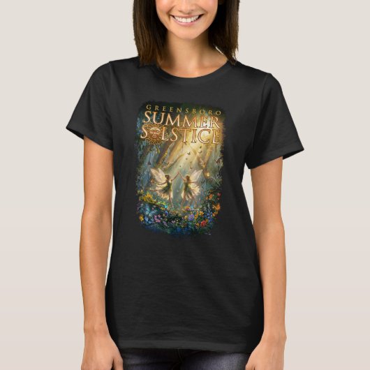 2026年グリーンズボロ夏至祭記念グッズ Tシャツ (正面)