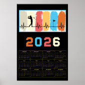 2026年ゴルフカレンダー ポスター (正面)