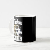 2026年サッカー卒業式の自慢の彼氏 コーヒーマグカップ (正面左)