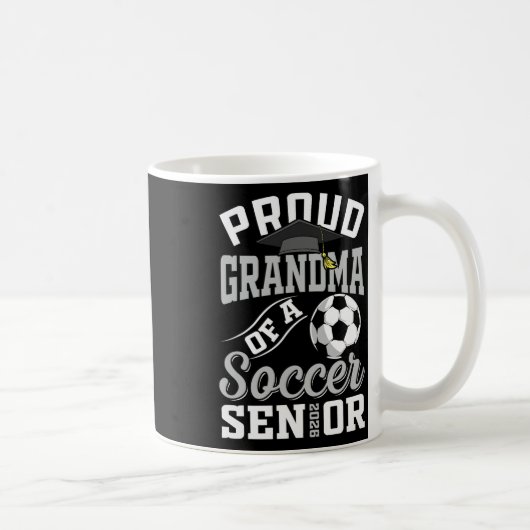 2026年サッカー部卒業おばあちゃん コーヒーマグカップ (右)