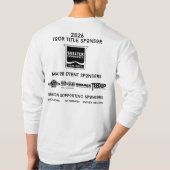 2026年サンダーバードゴルフスポンサー 長袖 Tシャツ (裏面)