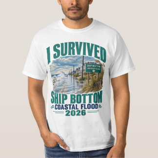 2026年シップボトム沿岸洪水を生き延びた Tシャツ