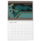 2026年スピルピースカレンダー カレンダー (2月 2026)