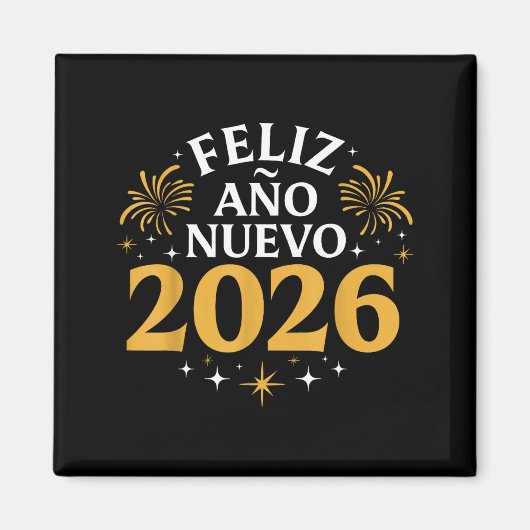 2026年スペインの新年パーティー マグネット (正面)