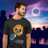 2026年スペイン全面日食フォトボムブ Tシャツ