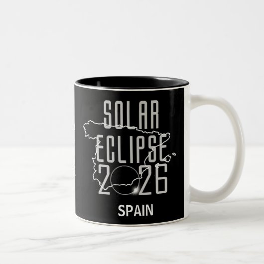 2026年スペイン日食マグカップ ツートーンマグカップ (右)